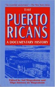Cover of: The Puerto Ricans by edited by Olga Jiménez de Wagenheim and Kal Wagenheim.