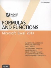 Cover of: Formulas And Functions Excel 2013