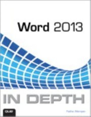 Cover of: Word 2013 In Depth by 