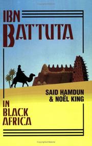 Cover of: Ibn Battuta in Black Africa by Ibn Batuta