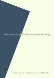 Cover of: Antisemitism And The Constitution Of Sociology by 