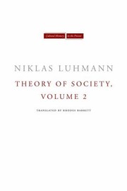 Cover of: Theory Of Society Vol 2