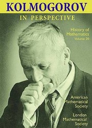 Cover of: Kolmogorov in Perspective
            
                History of Mathematics by 
