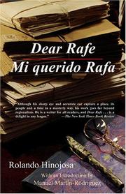 Cover of: Dear Rafe/ Mi Querido Rafa (Klail City Death Trip Series)