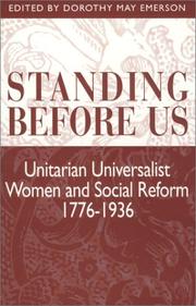 Cover of: Standing before us by Dorothy May Emerson, editor ; June Edwards and Helene Knox, contributing editors.