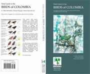 Field Guide To The Birds Of Colombia by Miles McMullan