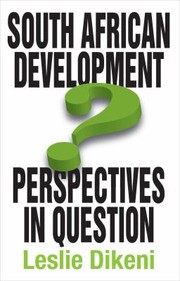 Cover of: South African Development Perspectives in Question by 