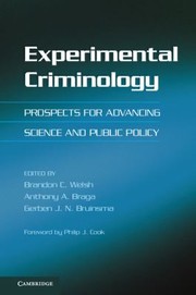 Cover of: Experimental Criminology