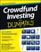 Cover of: Crowdfund Investing For Dummies