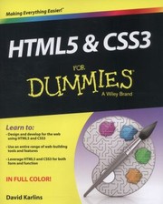 Cover of: Html5 Css3 For Dummies by 