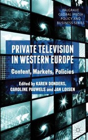 Cover of: Private Television in Western Europe