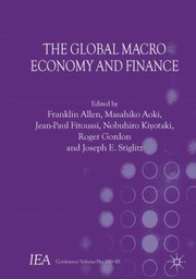 Cover of: The Global Macro Economy And Finance