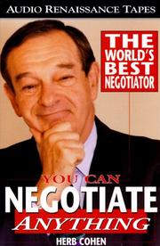 Cover of: You Can Negotiate Anything by Herb Cohen