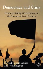 Cover of: Crisis and Representative Democracy in the TwentyFirst Century