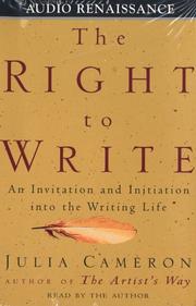 Cover of: The Right To Write by Julia Cameron