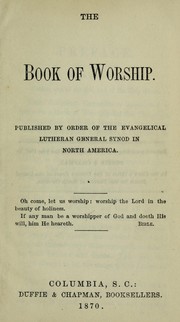 Cover of: The book of worship