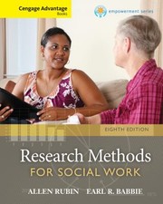 Cover of: Cengage Advantage Books Research Methods For Social Work by 