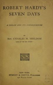 Cover of: Robert Hardy's seven days by Charles Monroe Sheldon