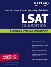 Lsat Strategies Practice And Review by Inc Kaplan