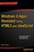 Cover of: Windows 8 Apps Revealed Using Html5 And Javascript