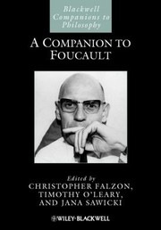 Cover of: A Companion To Foucault