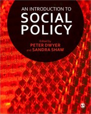 Cover of: An Introduction to Social Policy