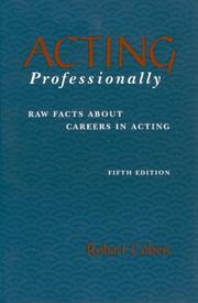 Cover of: Acting professionally by Robert Cohen