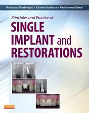 Cover of: Principles And Practice Of Single Implant And Restorations