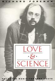 Cover of: Love & Science: Selected Music-Theatre Texts