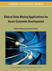 Cover of: Ethical Data Mining Applications For Socioeconomic Development
