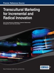 Cover of: Transcultural Marketing For Incremental And Radical Innovation