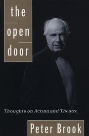 Cover of: The open door: thoughts on acting and theatre