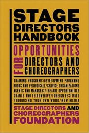 Cover of: The Stage Director's Handbook: Opportunities for Directors and Choreographers (Stage Director's Handbook)