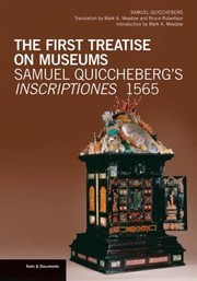 Cover of: The First Treatise on Museums