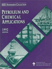 Petroleum and chemical applications by Institute of Electrical and Electronics Engineers, American National Standards Institute.