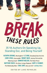 Cover of: BREAK THESE RULES