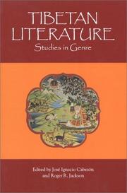 Cover of: Tibetan Literature Studies in Genre (Studies in Indo-Tibetan Buddhism) by Jose Ignacio Cabezon, Jose Ignacio Cabezon