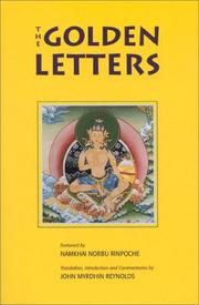 Cover of: The golden letters by Garab Dorje.