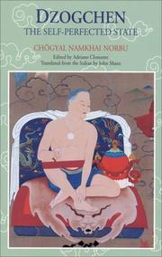 Cover of: Dzogchen by Chogyal Namkhai Norbu