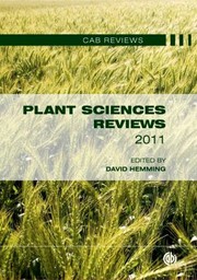 Cover of: Plant Sciences Reviews
            
                Cab Reviews
