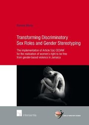 Cover of: Transforming Discriminatory Sex Roles And Gender Stereotyping by 