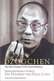 Cover of: Dzogchen by His Holiness Tenzin Gyatso the XIV Dalai Lama