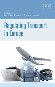 Cover of: Regulating Transport In Europe by 