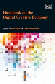 Cover of: Handbook On The Digital Creative Economy