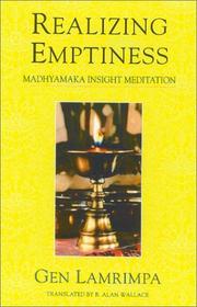 Cover of: Realizing Emptiness: Madhyamaka Insight Meditation