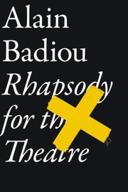 Cover of: Rhapsody for the Theatre by 