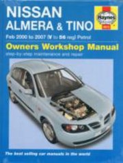 Cover of: Nissan Almera And Tino Petrol Service And Repair Manual by 