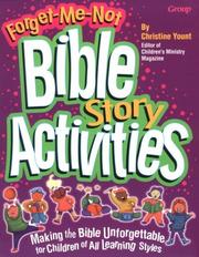 Cover of: Forget-me-not Bible story activities