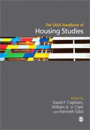 Cover of: The Sage Handbook Of Housing Studies by David Clapham