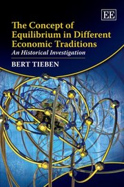 Cover of: The Concept Of Equilibrium In Different Economic Traditions An Historical Investigation